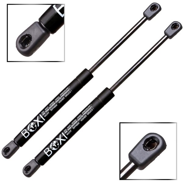 Qty(2) BOXI 6926 Universal Lift Supports Extended Length: 15.00 Inches Compressed Length: 9.34 Inches, Force 45 Lbs 10mm Ball Socket 6926