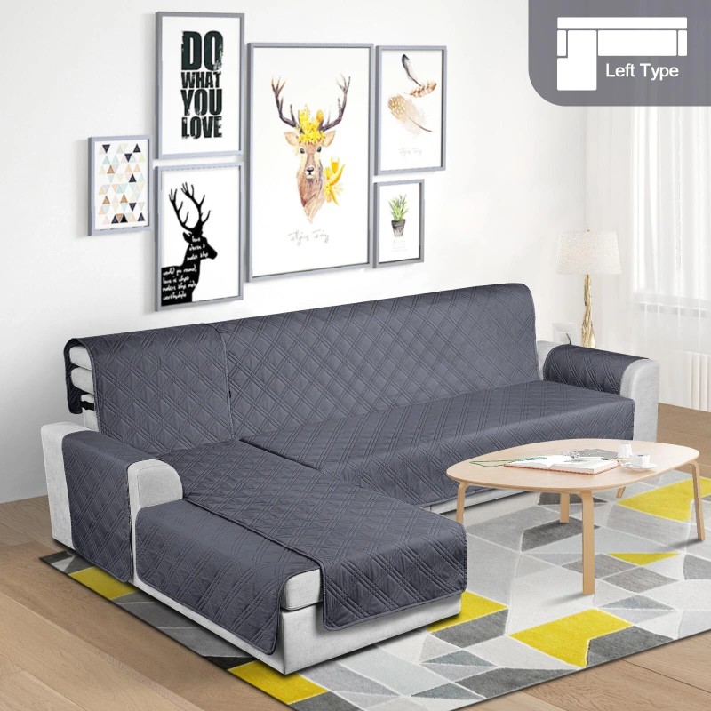 TAOCOCO Waterproof Sectional Couch Covers L Shaped Sofa Covers Chaise
