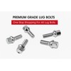 20 Pcs Lug Bolts Conical Bolt 12x1.50 Thread 27mm Shank