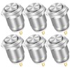 DaierTek 6pcs 12mm Momentary Push Button Switch 12V Waterproof Power