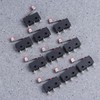10 Pieces Micro Momentary Hinge Roller Lever Arm SPDT Micro