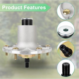 ranwin 109-6917 Deck Spindle Assembly for 48"/52"/60"/66"/72" Deck, Compatible with Ex-Mark Lazer Z AS DS XS X RX ZD S Z-Series Zero Turn Mowers, Replaces 109-2102 109-0764, 1 Pack