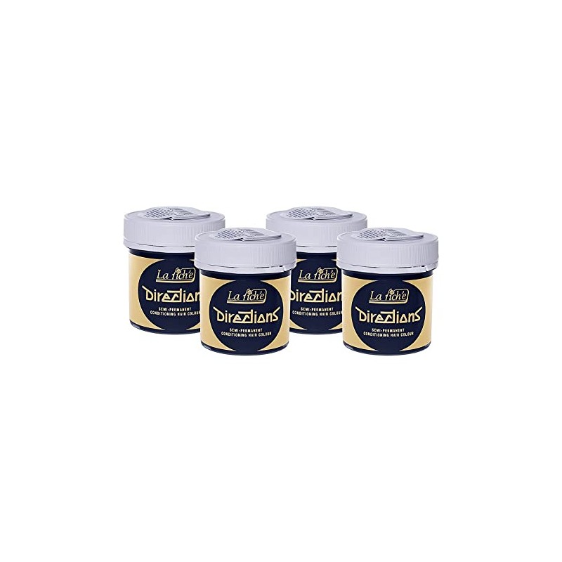 4 x LaRiche Directions hair tint, midnight blue 88 ml