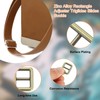 sourcing map Slide Buckle, 8Pcs 1 1/2" - Zinc Alloy