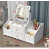 Caja De Almacenamiento De Cosméticos Multifuncional + Espejo
