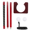 Portable Golf Putting Gift Set 3 Section Golf Putter Practice