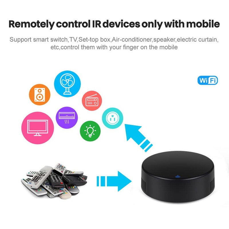 Smart IR Remote Control: Universal WiFi Infrared Remote Control with
