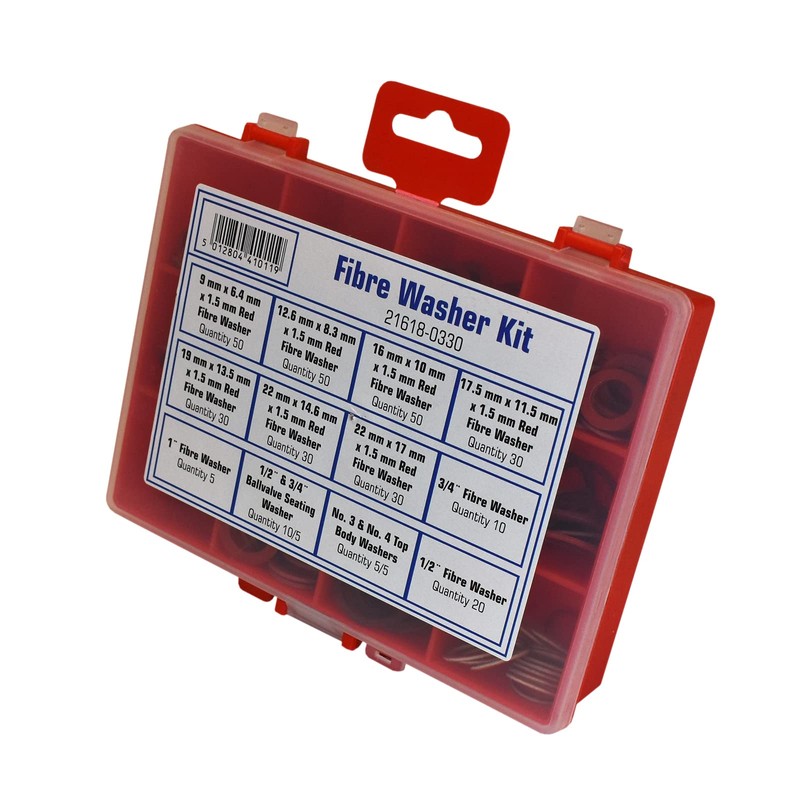 Arctic Hayes FWKIT Fibre Washer Kit (330 pieces), Regular, 4.6