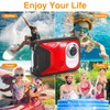 Waterproof Digital Camera,17 FT Underwater Camera 2.8" LCD HD1080P 30MP