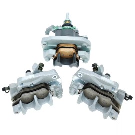 LYK Front & Rear Brake Calipers for Honda TRX450R Sportrax TRX450ER TRX450 04-14