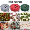 BALEINE 2 Pack Wreath Storage Container, Christmas Wreath Storage Bag