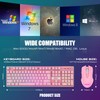 RedThunder K10 Wireless Gaming Keyboard and Mouse Combo, LED Backlit