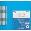 Kokuyo PP hurattofairupozitexi A4 vertical light blue 5 Books