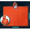 koundeneko Thermal Waterproof Raincoat, Set of 4, Emergency Poncho, Aluminum