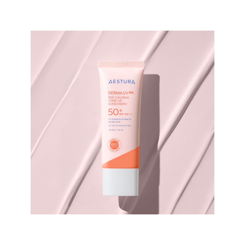 Astra 에스트라 더마UV365 레드진정 톤업 선크림 40ml x 2개 Estra