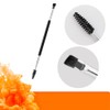 WanFengXue 5 Pieces Duo Eyebrow Brush 2 in 1Angled Eye