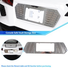 car-attention For Corvette C8 Stingray Billet License Plate Frame Cover Auminum Alloy 2020-23