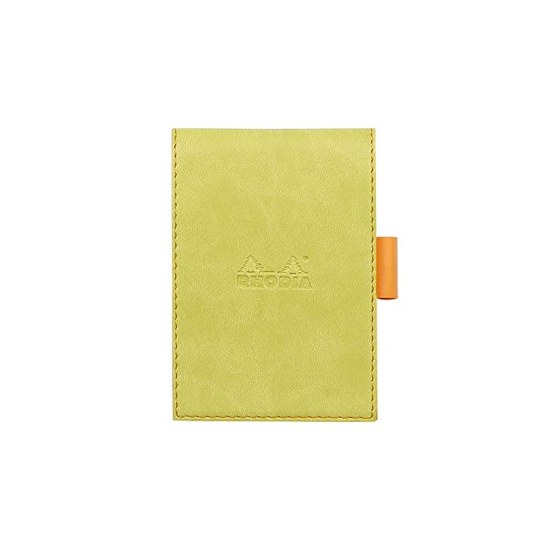 Rhodia Rhodiarama Notepad with Protective Cover Faux Leather 8.4 x