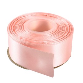 ITIsparkle 38mm Width (11/2") Double Faced Satin Ribbon 22 Meters (full reel) Crafts Gift Wrap Floristry - Light Pink Ribbon