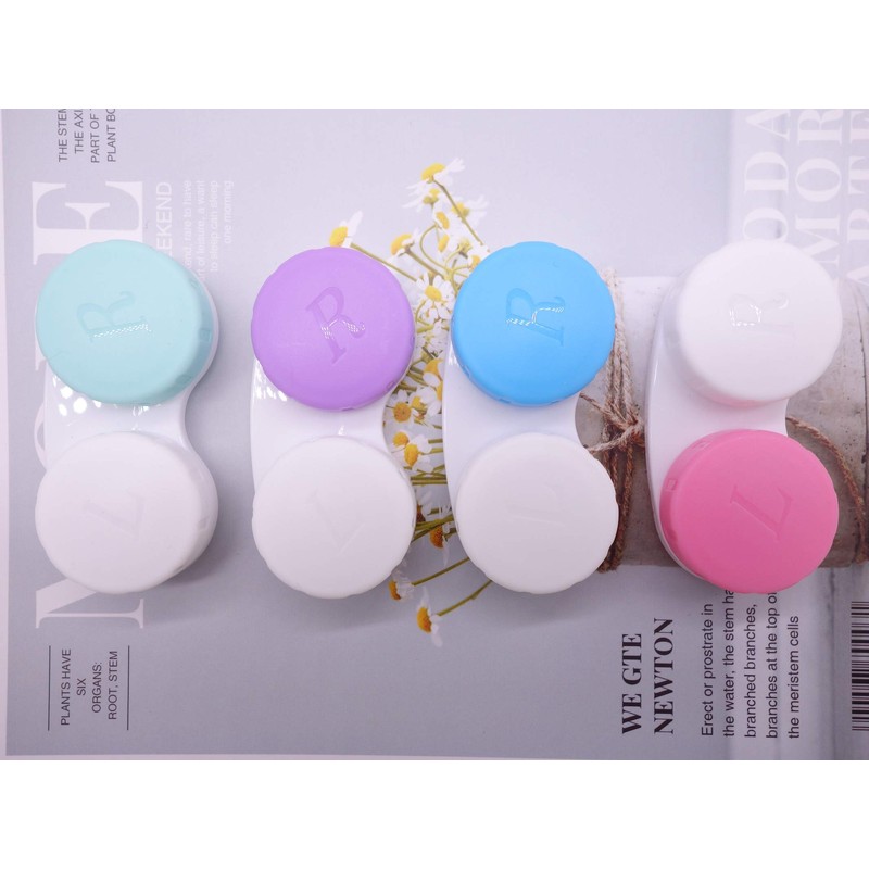 Erewa 12 Pack Contact Lens case Contact Lens Holder Box