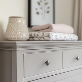 HESTIA HARDWARE 10 Pack | Pewter Vintage Knobs | 1-1/4 Inch Antique Silver Kitchen Cabinet Knobs | Drawer Pulls and Knobs, Dresser Knobs, and Closet Knobs | Knobs for Cabinets and Drawers (Z6.10.B)