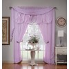 Today's Curtain Emelia Original Voile Scarf 216", Lilac, 45"W x