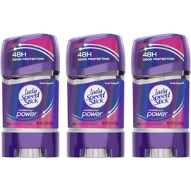 Lady Speed Stick 48HR Antiperspirant Deodorant Gel Fresh Fusion 2.30 oz (Pack of 3)