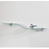 LTL Home Products Wallscapes Allure Glass Wave Floating Wall Shelf,
