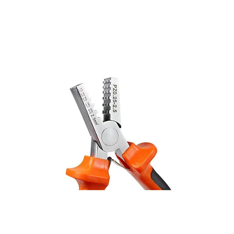 gamesalor G7O8 PZ0.25-2.5 Small crimping pliers, Acrylic, Orange