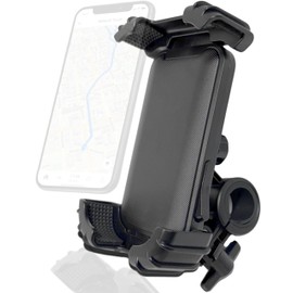 [not] Bicycle, Smartphone Holder, Motorcycle, Japanese Company, Professional Supervision, No Tools Required, Drop Prevention, Durable, Waterproof, Vibration Absorption, Easy Installation, For Bicycles