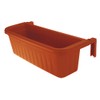 Apollo Exports International AP-30218TC 24" Adjustable Railing Planter, Terra Cotta