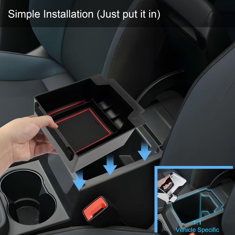 Coleya Centre Console Storage Box Compatible with Seat Ateca 2016-2024,