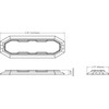 Unicorn Lighting UT01 Surface Mount Warning Emergency Strobe Grille Light