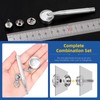 Glarks 62Pcs Canvas Snap Button Kit Stainless Steel Marine Grade