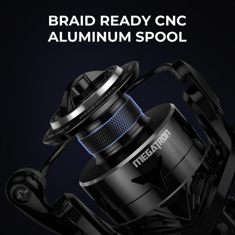 KastKing Megatron Spinning Fishing Reel,Size 5000