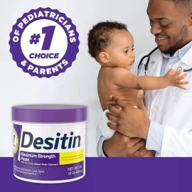 Desitin Maximum Strength Baby Diaper Rash Cream with 40% Zinc Oxide for Treatmen