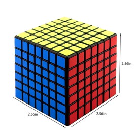 Ahyuan cubeta de velocidad de 7 x 7 pulgadas, cubeta de 7 x 7 pulgadas, cubeta mágico de 7 x 7 pulgadas, juguete negro para adolescentes y adultos