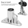 Flagpole Bracket, 90 Degree Flagpole Holder, 1" 316 Stainless Steel