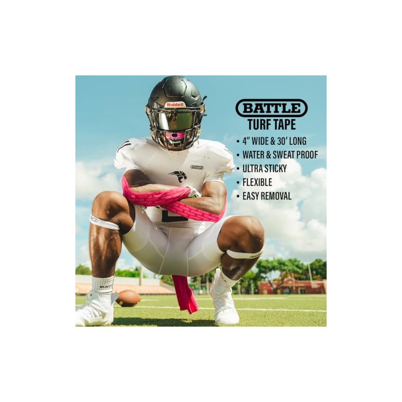 Battle Sports Science Turf Tape 3.Black OS