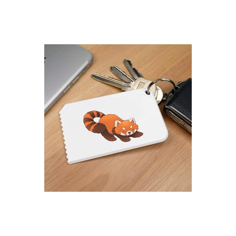 Azeeda 'Playful Red Panda' Plastic Ice Scraper (IC00040666)