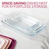 COOK WITH COLOR 8-Piece Deep Glass Baking Dish Set with
