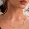 APOLEEA 925 Sterling Silver Italian Snake Chain Necklace - Secure