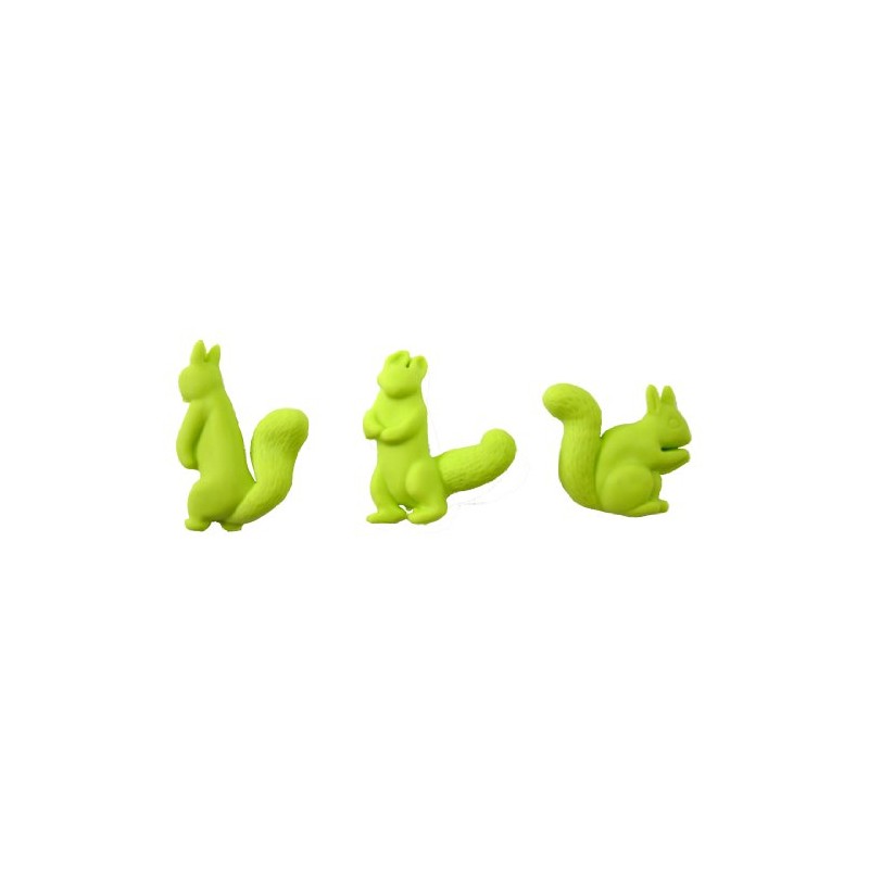 Yawata Kasei Sceltevie Tiernar Decole Morte (Magnet) 3 Piece Squirrel