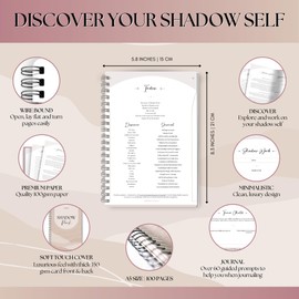 Shadow Work Journal | Discover your Shadow Self with this Guided Healing, Therapy and Mindfulness Journal | Includes Shadow Work Journal Inner Child Prompts - A5 Lux