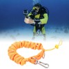 Diving Camera Lanyard Stainless Steel Spring Coiled Lanyard Diving Coil