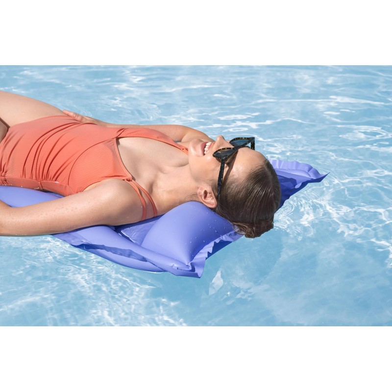Bestway Rangs 170 × 54cm サマーエッセンシャル フローティングマット ブルーパープル 44007