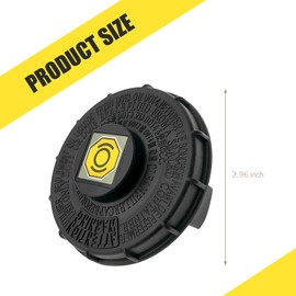 Zikefest Brake Fluid Cap, Master Cylinder Cap, Brake Fluid Tank Reservoir Cap, Compatible with Honda Accord, Replaces OEM# 46662-SLE-J01 46662-SDC-A02 46662-S8A-003