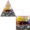 Mookaitedecor Healing Stone Crystal Pyramid with Labradorite Positive Energy Pyramid