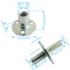 2 Sets M12 Metal Bed Post Connector T-Nut Bedpost Connector