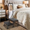 2 Step Stool with Handle for Elderly - Bed Steps
